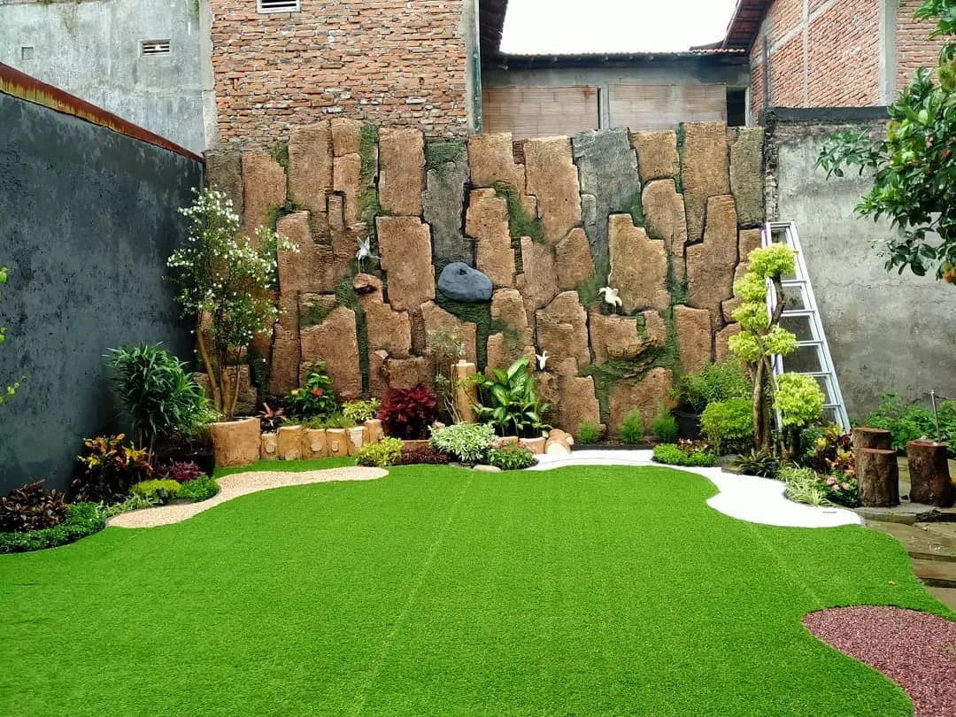 Rumput sintetis taman (2)